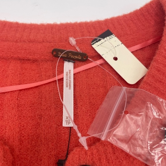 Free People Sloane Cardigan Crop Sweater - Picture 5 of 9